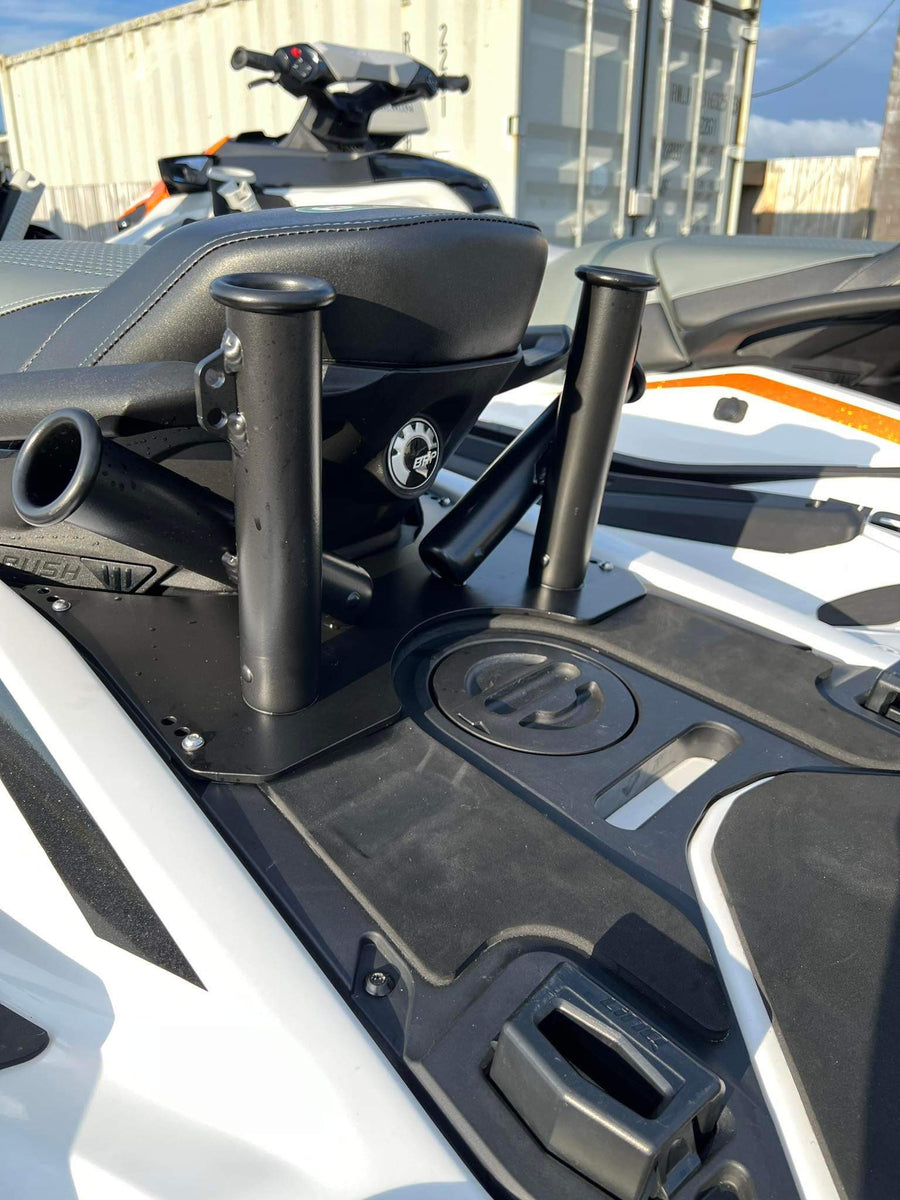 Fish Pro, GTX, RXT Rear Seat Rod Holders GC Jetski Fishing