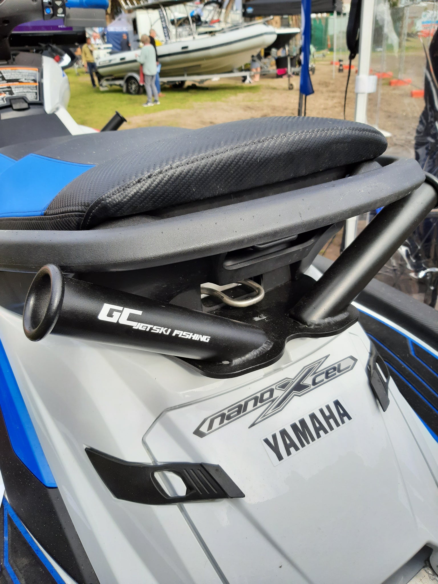pwc fishing rod holder Yamaha Rear Seat Rod Holder Kits – GC Jetski Fishing