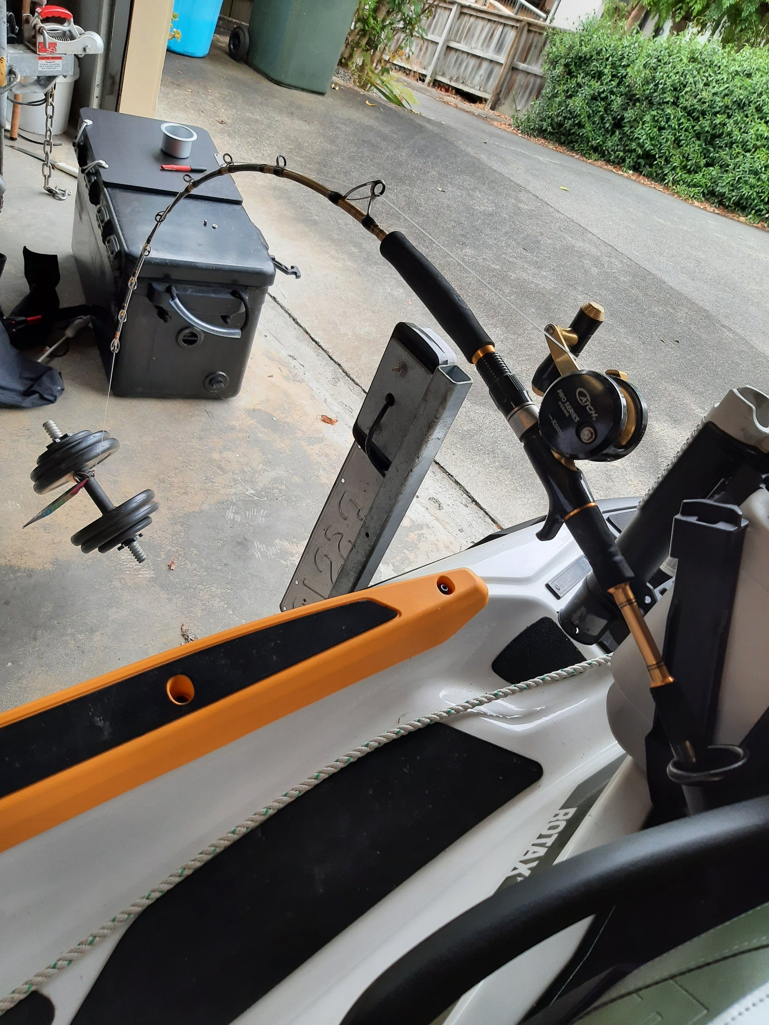 fishing rod holder for ski boat Rear Seat Rod Holders