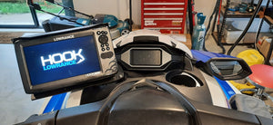 Yamaha FX Series 2019 - 2021 dashboard fish finder mounting / rod holder setups