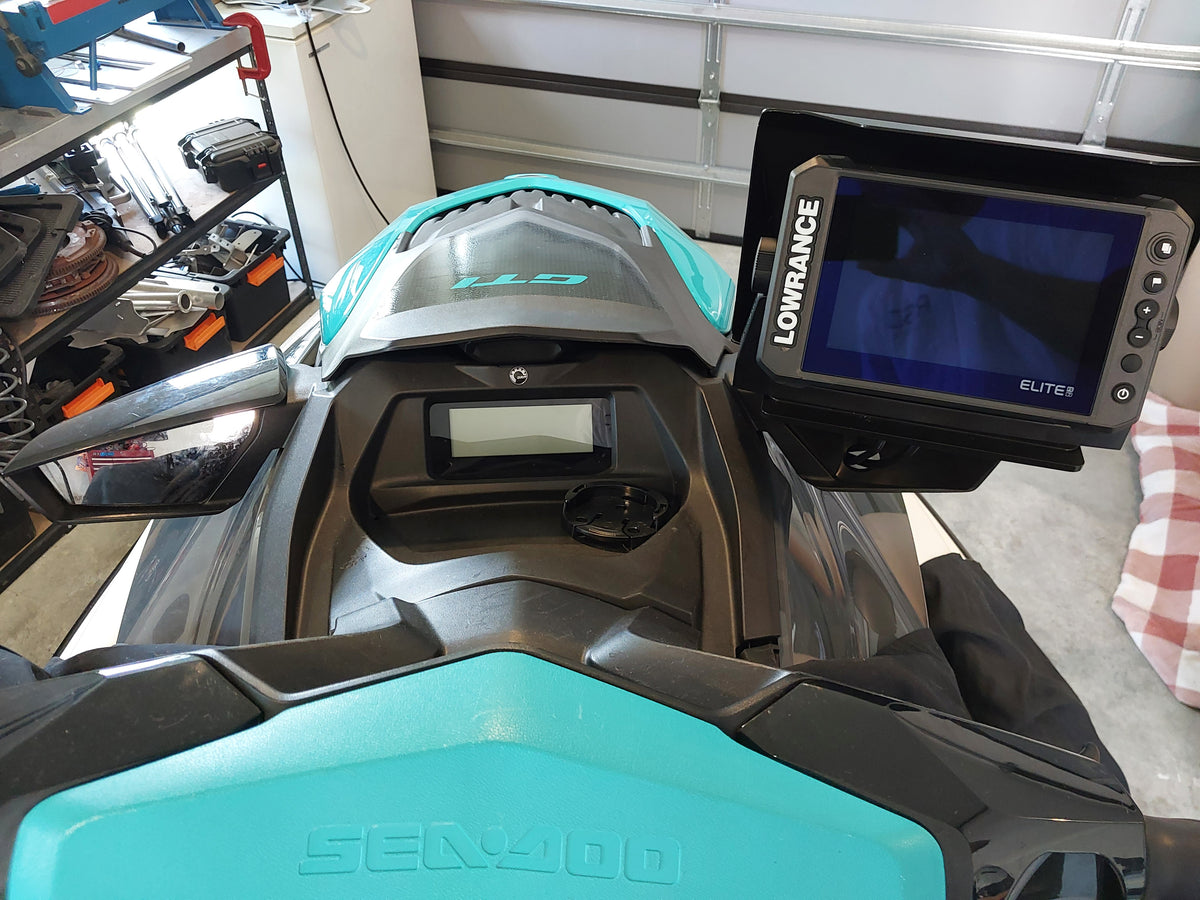 Fish Gc GTI GTR Scout Fish Finder Mount RH & LH side – GC Jetski Fishing